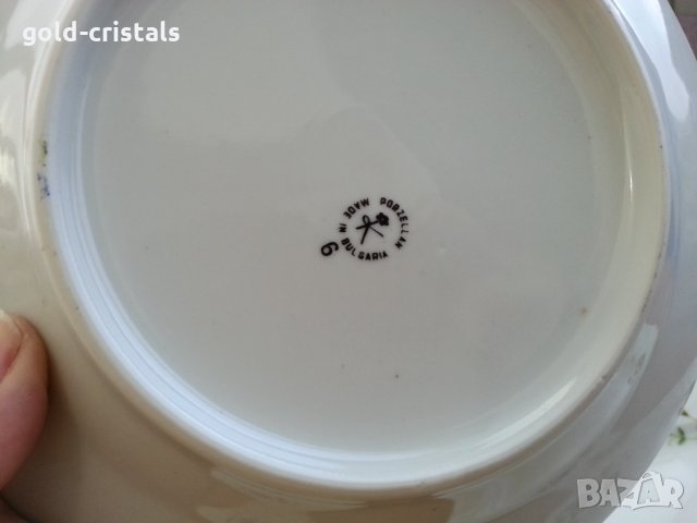 Стар български порцелан чинии супник , снимка 5 - Антикварни и старинни предмети - 35849431