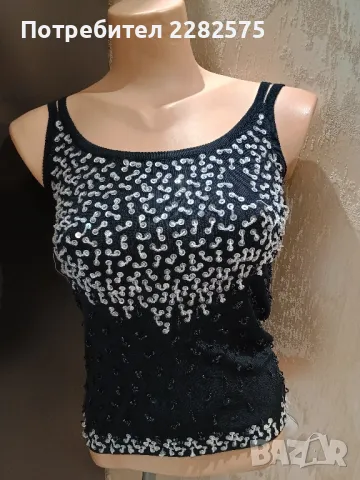 официален потник с мъниста и паети М/Л размер , снимка 4 - Потници - 47581442