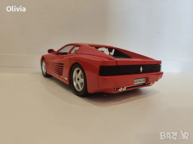 Porsche Carrera 1:18 Mercedes DTM , Ferrari Testarossa Mira, Maisto , снимка 11 - Колекции - 55726607