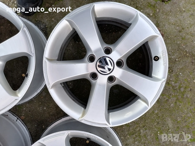 4 бр. оригинални джанти за Vw,Audi, Skoda 5X112 mm 16 цола, снимка 3 - Гуми и джанти - 52743051
