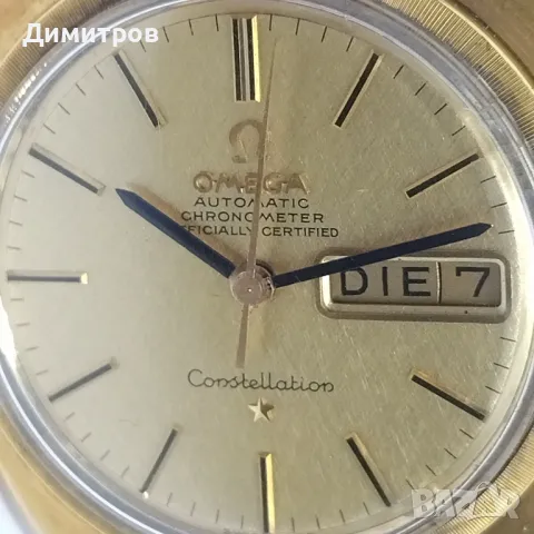 OMEGA Constellation Day&Date 18k Gold, vintage, снимка 4 - Мъжки - 48324036
