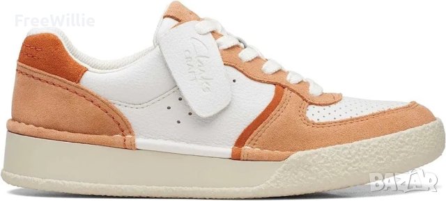 Оригинални Дамски Маратонки Clark's Craft Cup Court Sandstone Combi