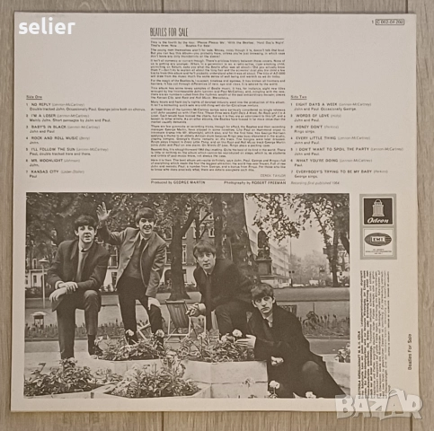 На почитателите на Битълс предлагам плоча в перфектно състояние.Чист звук без пукане,силен и ясен зв, снимка 2 - Грамофонни плочи - 52998086