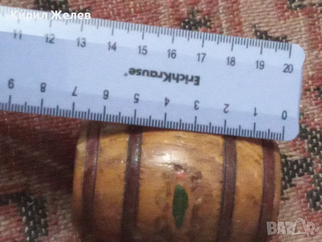 Малка дървено буренце 53658, снимка 5 - Антикварни и старинни предмети - 53420171