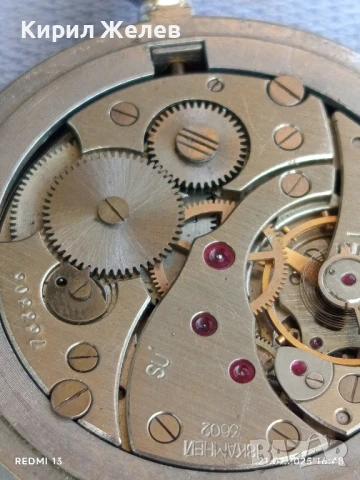Стар джобен часовник МЪЛНИЯ СССР много красив рядък модел 48645, снимка 8 - Антикварни и старинни предмети - 51094245