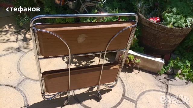 Руска сгъваема помощна масичка на колела, бар масичка, снимка 7 - Други - 50973186