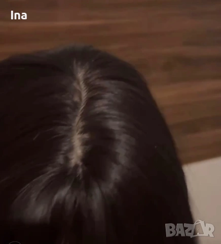 Тъмно кестенява перука луксозна, снимка 7 - Аксесоари за коса - 53115194