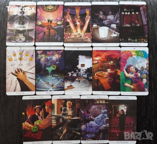78 съвременни таро карти: Urban Tarot & Pagan Tarot & Spacious Tarot, снимка 5 - Други игри - 33814085