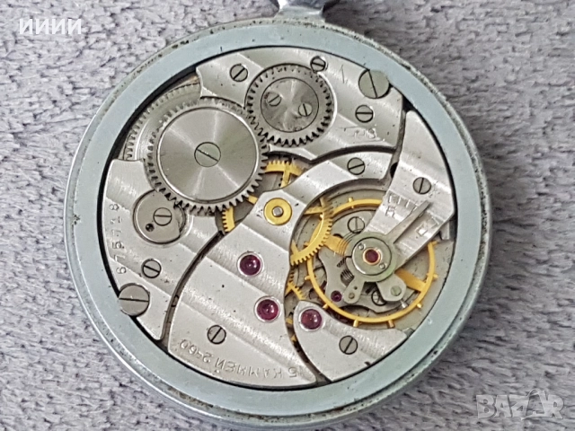 Джобен часовник Молния 2, снимка 3 - Антикварни и старинни предмети - 52799280