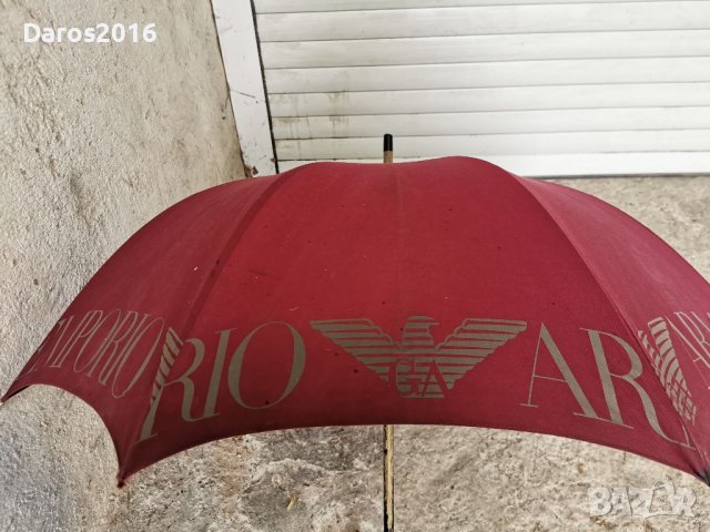 Оригинален винтидж чадър Armani, снимка 9 - Други ценни предмети - 41360592
