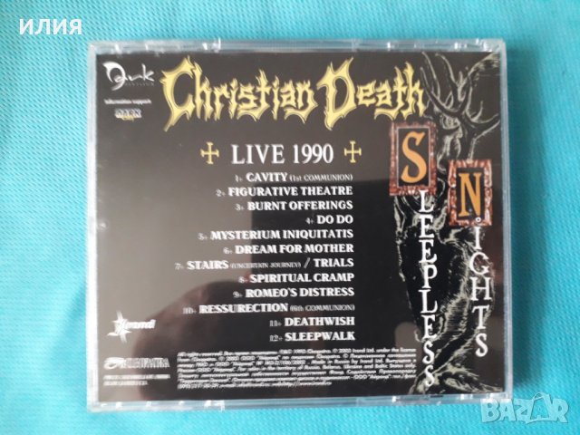 Christian Death featuring Rozz Williams – 1993 - Sleepless Nights(Goth Rock), снимка 3 - CD дискове - 41398045