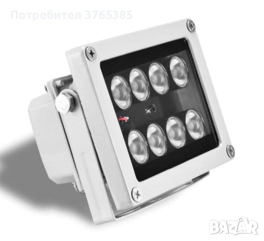 4 LED Infrared CCTV Илюминатор за Нощно Виждане Спомагателно Осветление за Камера за Видеонаблюдение, снимка 5 - Други - 41265721