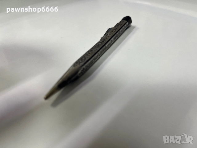 Старинен механичен молив – сребърен корпус (проба 900), снимка 5 - Антикварни и старинни предмети - 52691359