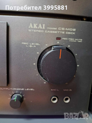 AKAI CS-M02 Стерео касетен дек, снимка 2 - Декове - 44749020