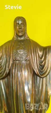 Метална религиозна статуетка, снимка 2 - Статуетки - 48636876