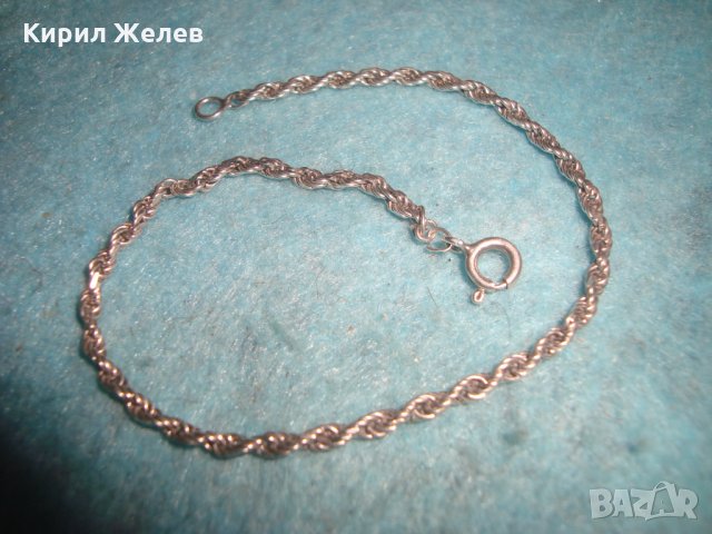 КРАСИВА СРЕБЪРНА ГРИВНА СРЕБРО 925 СПИРАЛОВИДНА ДВОЙНА ВИНТИДЖ АРТ ПЛЕТКА 25630, снимка 7 - Гривни - 35859844