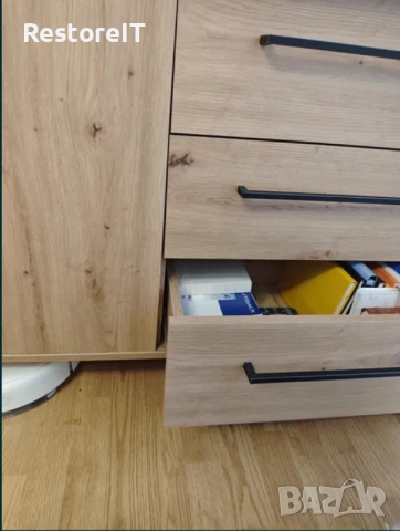 TV шкаф/бюфет - 160х42х92, снимка 2 - Шкафове - 53482864