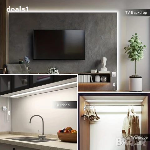 1 метър 5V USB Неонова Водоустойчива LED лента 6000К, снимка 7 - Лед осветление - 51025378