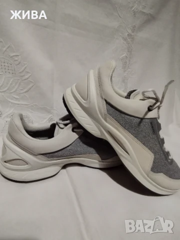 ECCO- ЕСТЕСТВЕНА КОЖА дамски маратонки, снимка 3 - Маратонки - 51147672