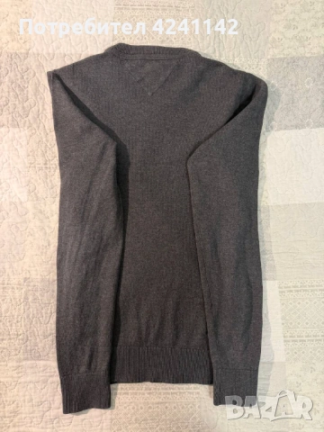 Пуловер Tommy Hilfiger мъжки сив / Размер S, снимка 2 - Пуловери - 53837718