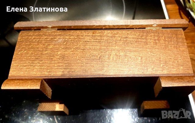 Дървена кутия за захар, снимка 7 - Аксесоари за кухня - 44245777