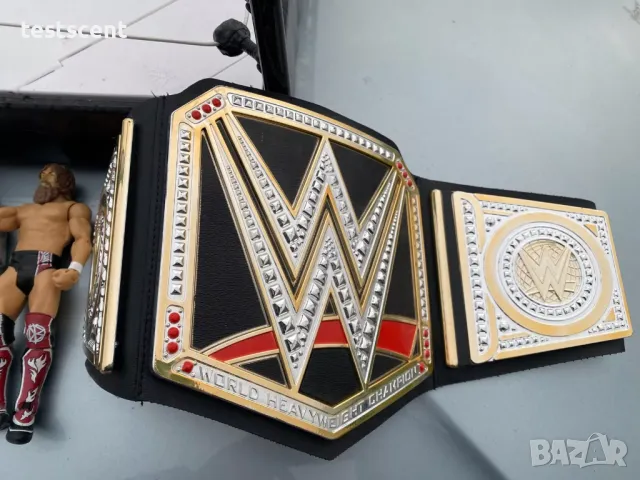 Шампионски пояс WWE World Heavyweight Championship световната титла в кеча Mattel детски belt колан, снимка 5 - Други - 48495444