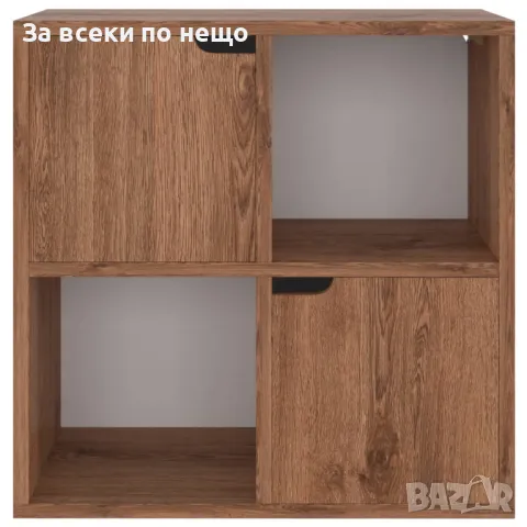 Етажерка за книги, кафяв дъб, 60x27,5x59,5 см, ПДЧ, снимка 6 - Етажерки - 47415245