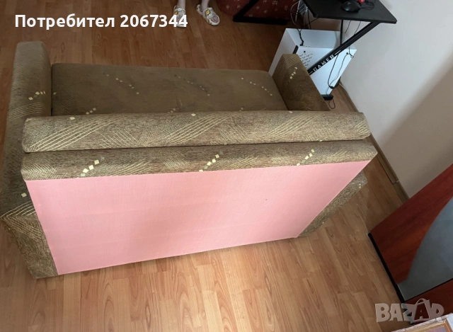 Разтегателен диван двойка, снимка 3 - Дивани и мека мебел - 53761863
