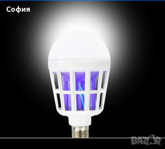 LED крушка против комари с адаптор за стена, снимка 2 - Други - 40824762