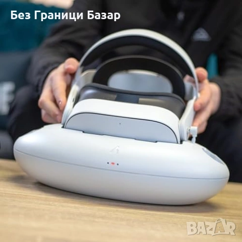 Нова Стойка и зарядна станция Quest 3S Touch Plus 1800mAh игри геймъри, снимка 5 - Аксесоари - 53815855