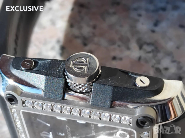 Нов Швейцарски Автоматик Baume & Mercier с Диамантен Базел, снимка 5 - Мъжки - 51974839