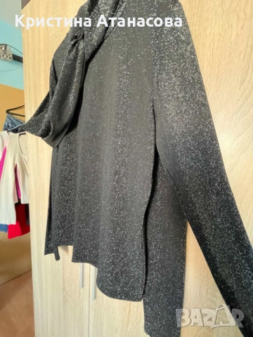 ✨ Луксозна блестяща блуза – люрекс ✨, снимка 9 - Блузи - 52501495