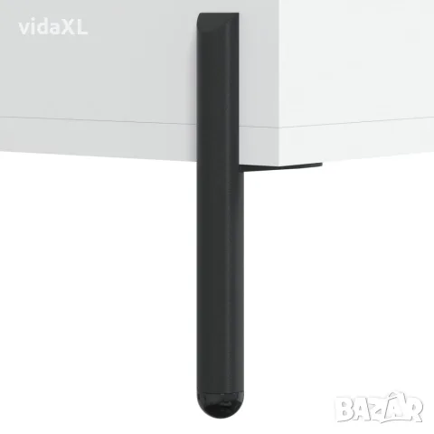 vidaXL Сайдборд, бял, 69,5x34x90 см, инженерно дърво, снимка 10 - Бюфети - 56147900