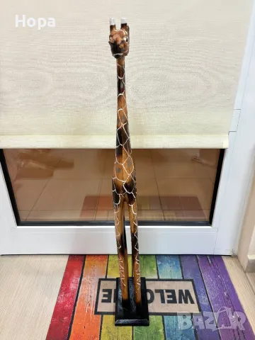 Жираф от дърво, снимка 14 - Декорация за дома - 46361407