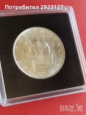 500 ЛИРИ 1984 ГОДИНА ❗️СРЕБРО❗, снимка 5 - Нумизматика и бонистика - 51219193