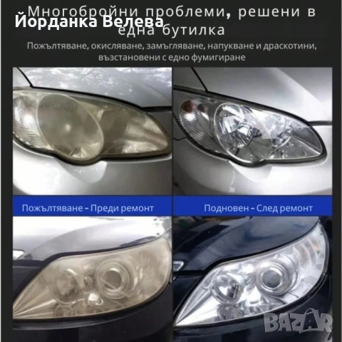 Комплект за нано покритие и възстановяване на фарове, снимка 2 - Аксесоари и консумативи - 51286554