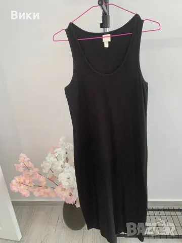 Рипсена рокля в размер М, снимка 5 - Рокли - 49301638