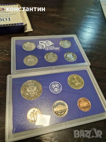 двоен сет монети САЩ 2001г, снимка 3 - Нумизматика и бонистика - 52748408