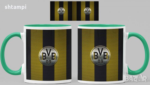 Чаша Борусия Дортмунд Borussia Dortmund Керамична, снимка 5 - Фен артикули - 34783925