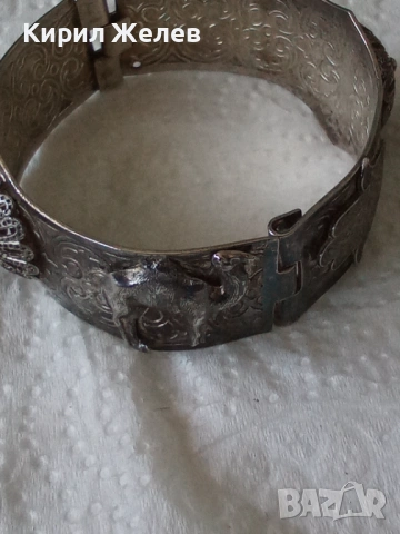 Старинна гривна филигранна 52781, снимка 2 - Гривни - 53530634