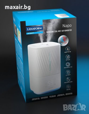 Овлажнител за въздух с етерични масла Lanaform NAPO * Безплатна доставка* Промоционална цена!, снимка 5 - Овлажнители и пречистватели за въздух - 34557448