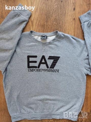 EMPORIO ARMANI - страхотна мъжка блуза р-р L, снимка 5 - Суичъри - 51959379