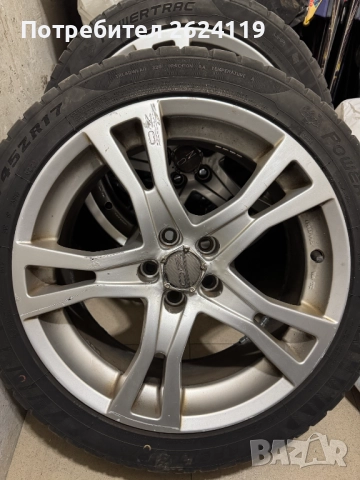 Продавам джанти с гуми OZ , 17" 5X100 , 57.1 , 7,5J ,ET 35, снимка 3 - Гуми и джанти - 52772032