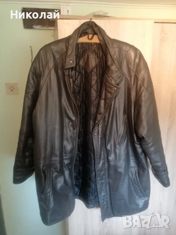 Мъжко зимно яке от естествена кожа