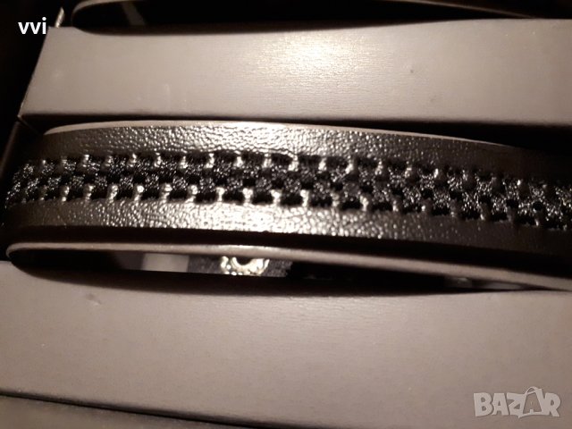 Мъжки кожени гривни - 2 броя, снимка 4 - Гривни - 40602334