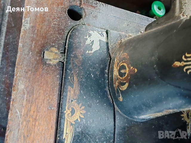 Антикварна шевна машина JUNKER & RUH, снимка 10 - Антикварни и старинни предмети - 53776423