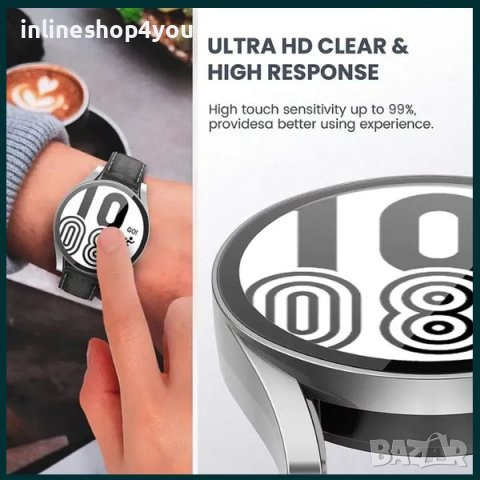 Кейс за Samsung Galaxy Watch5 / Watch4 - 40 44mm, снимка 3 - Смарт гривни - 42016571