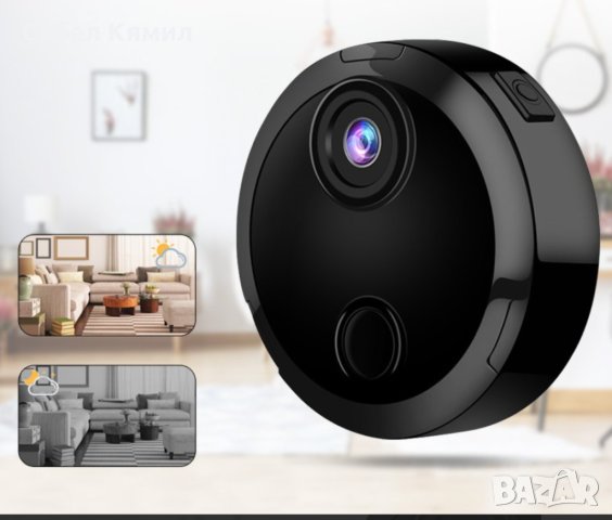 HDQ15 WiFi Мини интелигентна камера за видеонаблюдение / Цвят: черен, снимка 4 - Други - 42254934