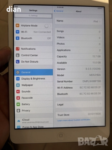 Ipad A 1432 няма забележка, снимка 4 - Таблети - 56260620
