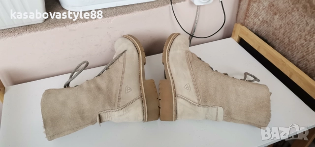 Ботуши Tamaris 39 Естествена кожа и велур , снимка 11 - Дамски ботуши - 52907327